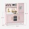 Best Choice Products Wooden Cottage Kids Pretend Play Kitchen with 11 Accessories, Espresso Machine